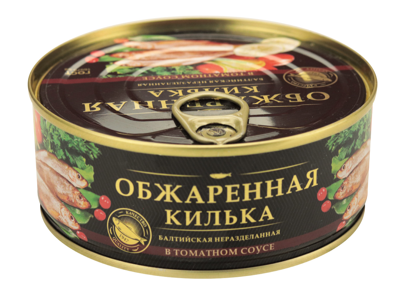 Килька Балтийская за родину обжаренная в томатном соусе 240 гр